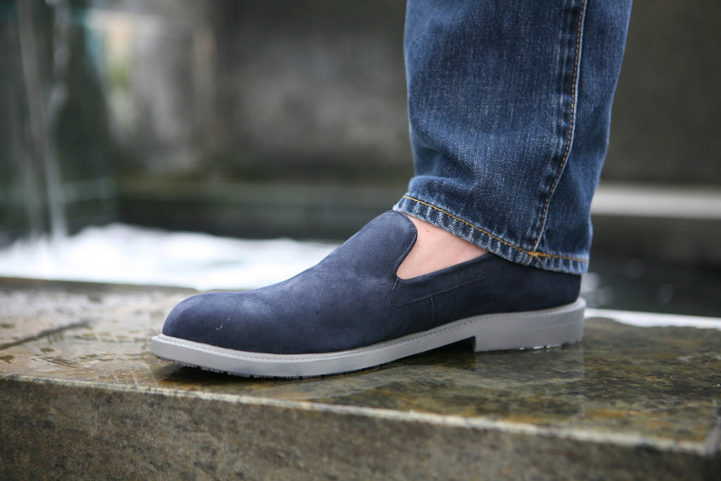 Classic Slip On Lime Navy - Rhea Footwear - 5