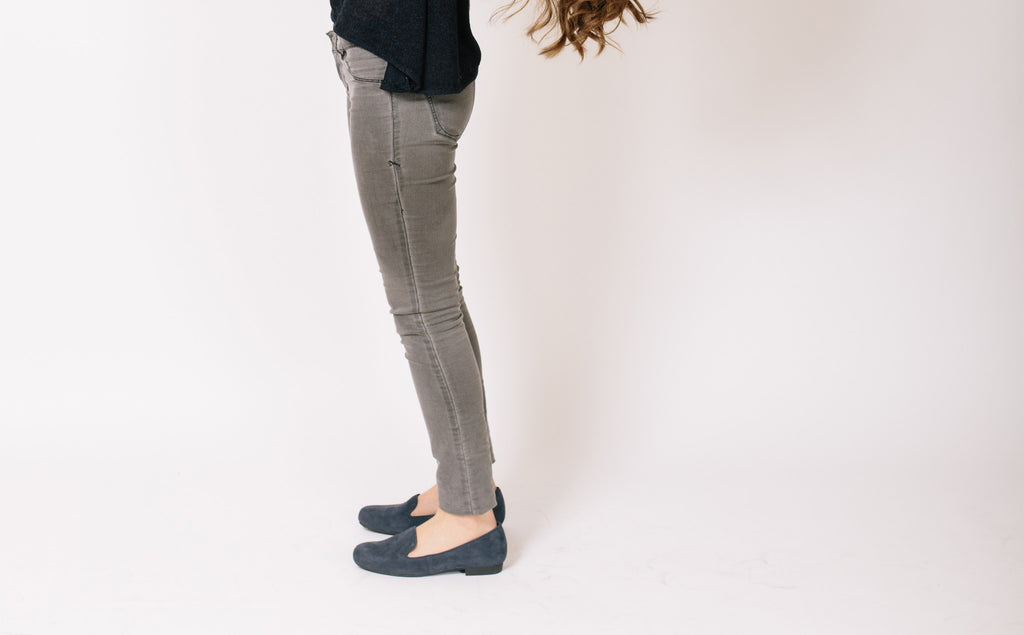 Classic Flats Sapphire Blue - Rhea Footwear - 6