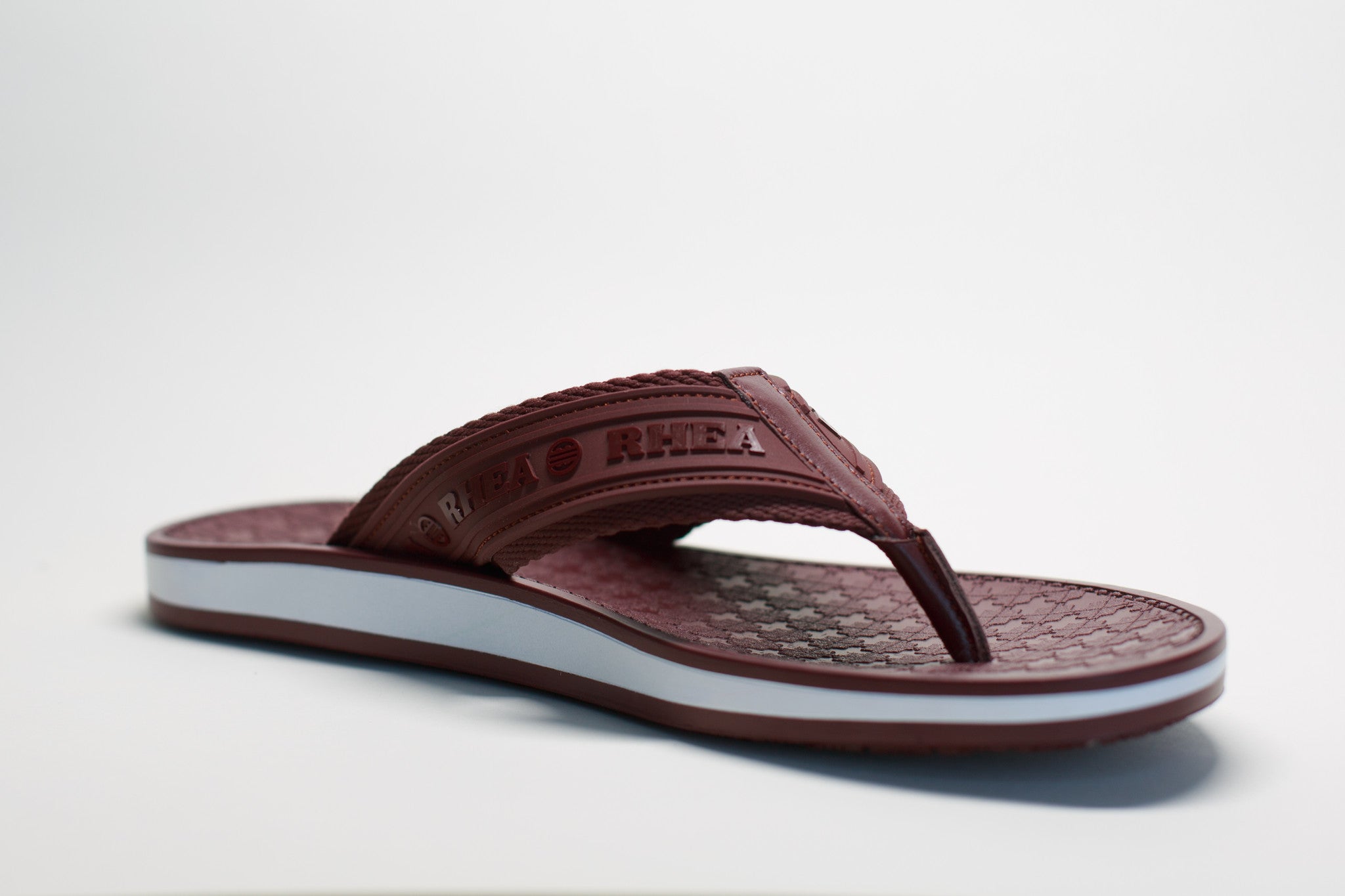 Vepo Burgundy Men's Sandal, Men's Thong Sandals