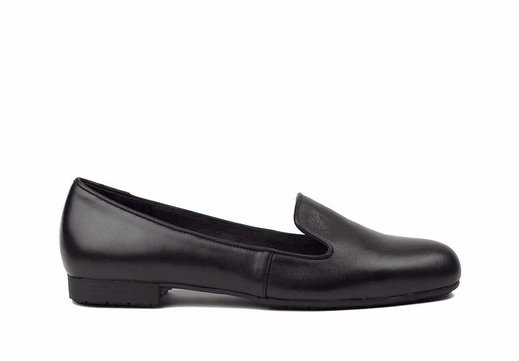 Classic Flats Pearl Black - Rhea Footwear - 1