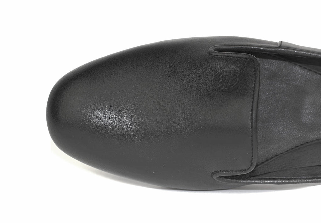 Classic Flats Pearl Black - Rhea Footwear - 3