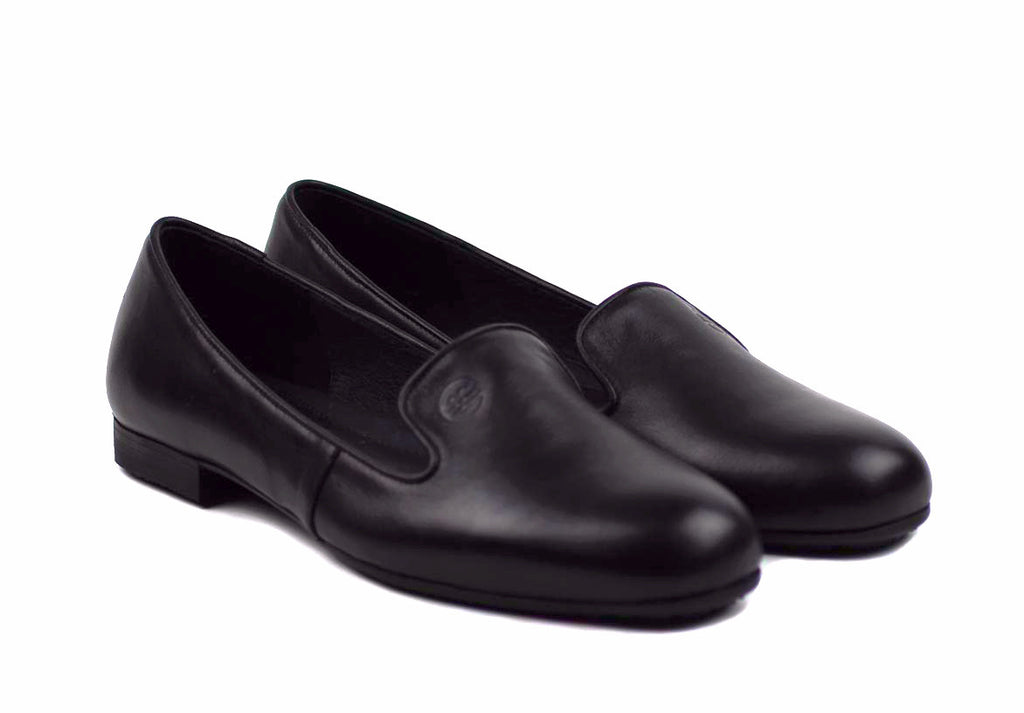 Classic Flats Pearl Black - Rhea Footwear - 2