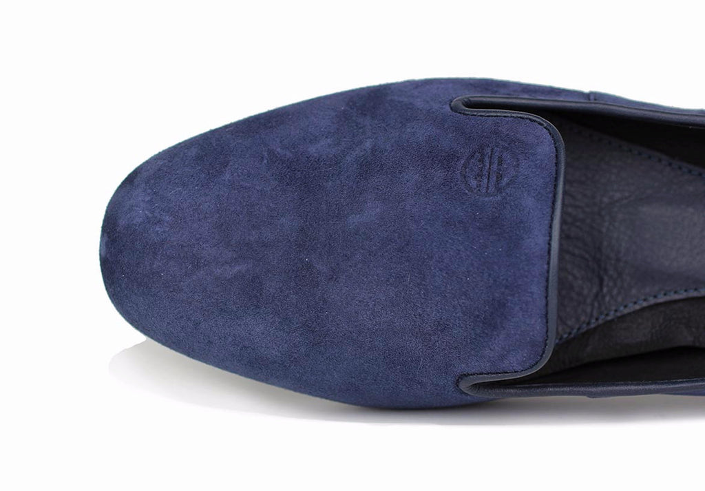 Classic Flats Sapphire Blue - Rhea Footwear - 3
