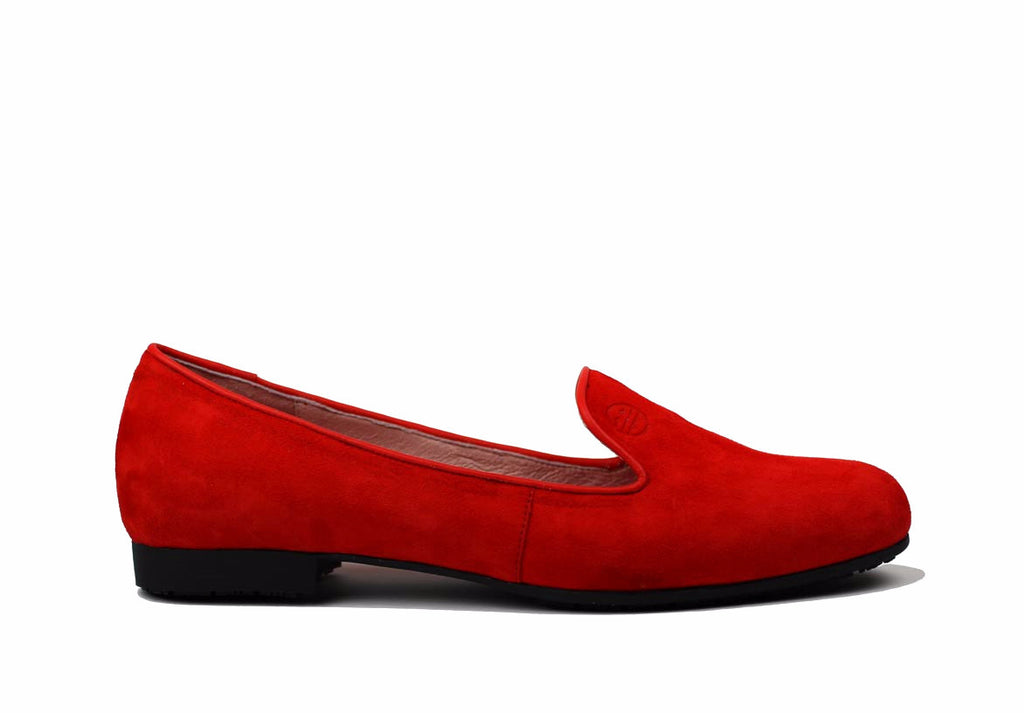 Red flat online womens shoes